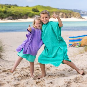 Yello Junior Cotton Poncho Changing Robe - Lilac