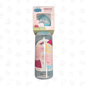 Peppa Pig Grow With Peppa 250ml Bottle - Blue