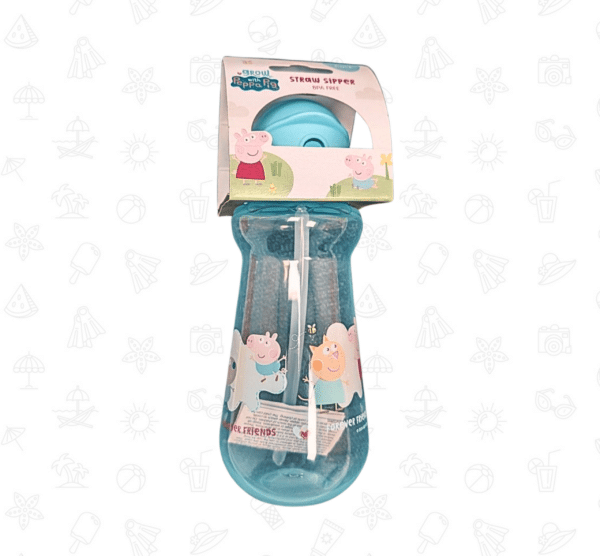 PP BLUE STRAW SLIPPER
