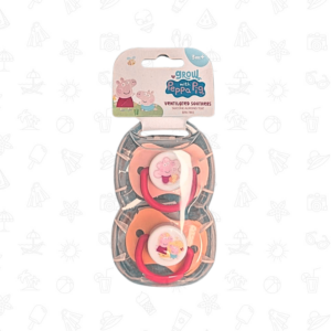 Peppa Pig Grow with Peppa Soothers 2 Pack - Pink