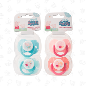 Peppa Pig Grow with Peppa Soothers 2 Pack