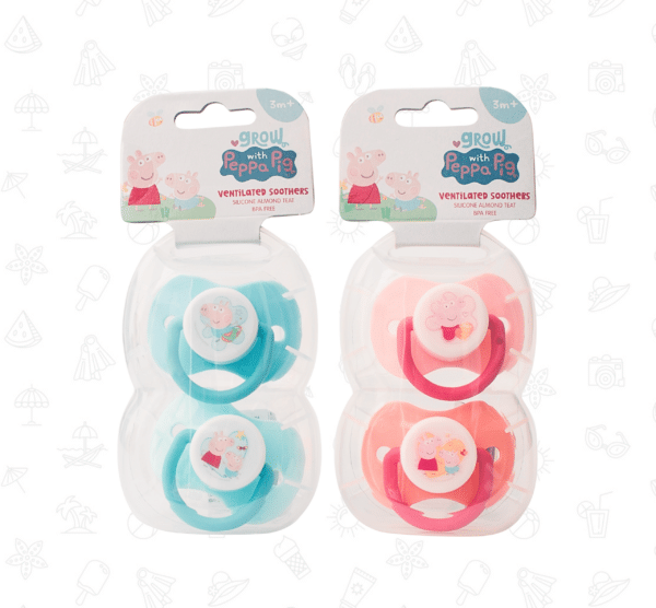 Peppa Pig Grow with Peppa Soothers 2 Pack