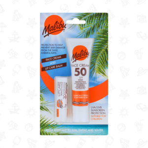 Malibu 2 Pack Face Cream and Lip Balm