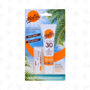 Malibu 2 Pack Face Cream And Lip Balm