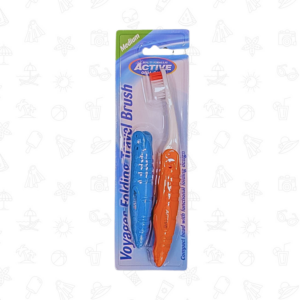 Beauty Formulas Active Oral Care Travel Toothbrush (2 Pack)
