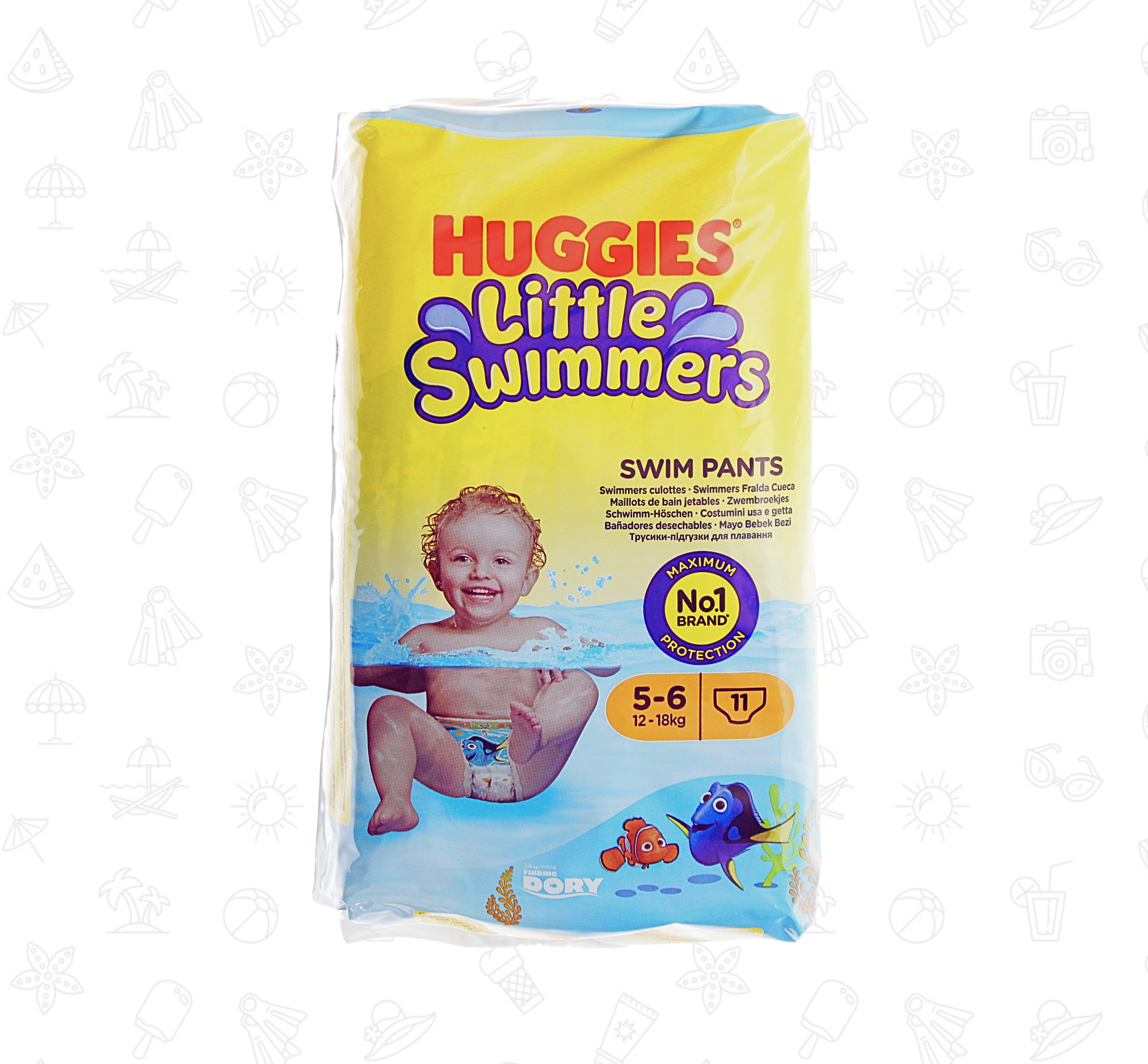 Huggies Little Swimmers Size 5-6, 11-Pack