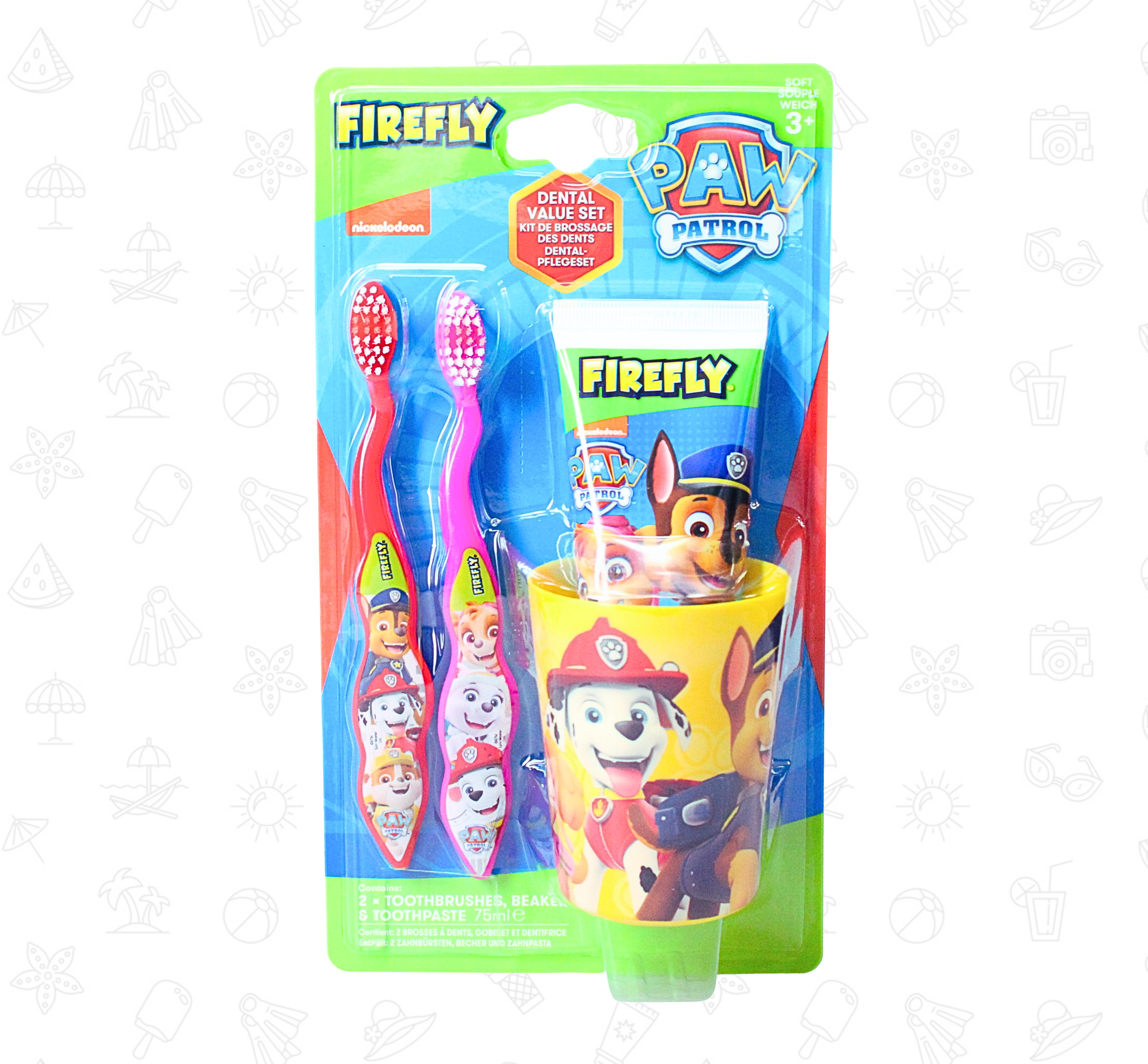 Paw Patrol 4-Piece Dental Set