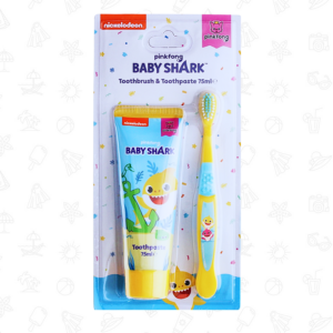 Baby Shark Toothpaste & Toothbrush Set - 75ml Toothpaste