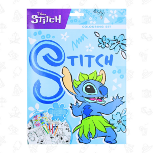 Disney Stitch Colouring Set