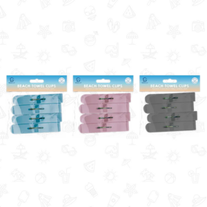 Beach Towel Clips - 4 Pack