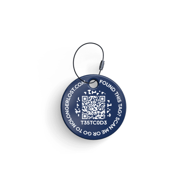 Epoxy tag BLUE QR Shopify