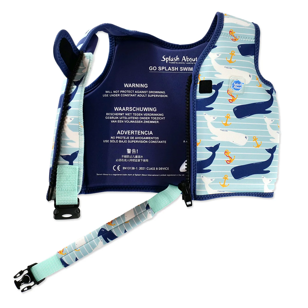 Splash About Go Splash Swim Vest Moby Anchor (With Belt) 2 - 4 Years - Image 2