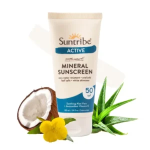 Suntribe Active Organic Mineral Sunscreen - SPF50