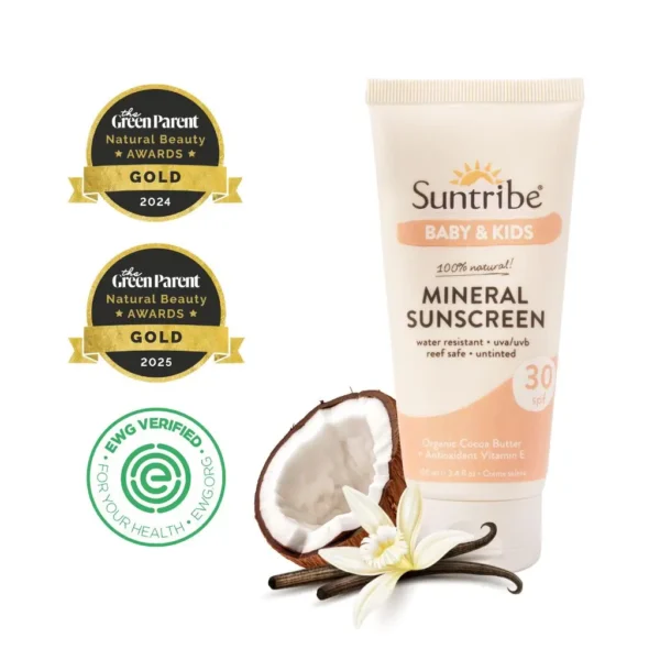 Suntribe Baby And Kids Organic Mineral Sunscreen