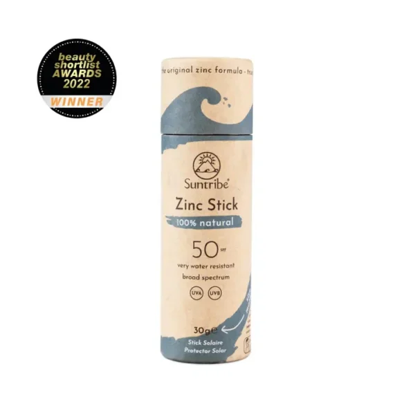 Suntribe Organic Mineral Zinc Sun Stick Spf Ocean Blue