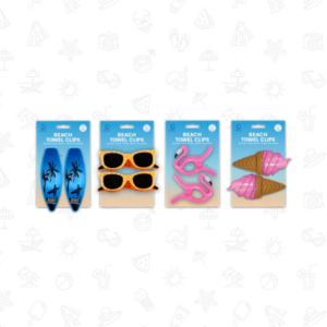 Beach Towel Clips 2 Pack