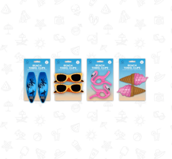 Beach Towel Clips 2 Pack