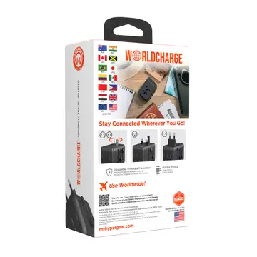 HyperGear WorldCharge Universal Travel Adapter with USB-C - Image 8