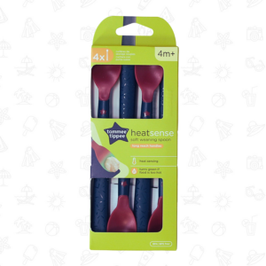 Tommee Tippee Heat Sense Soft Weaning Spoons 4 Pack