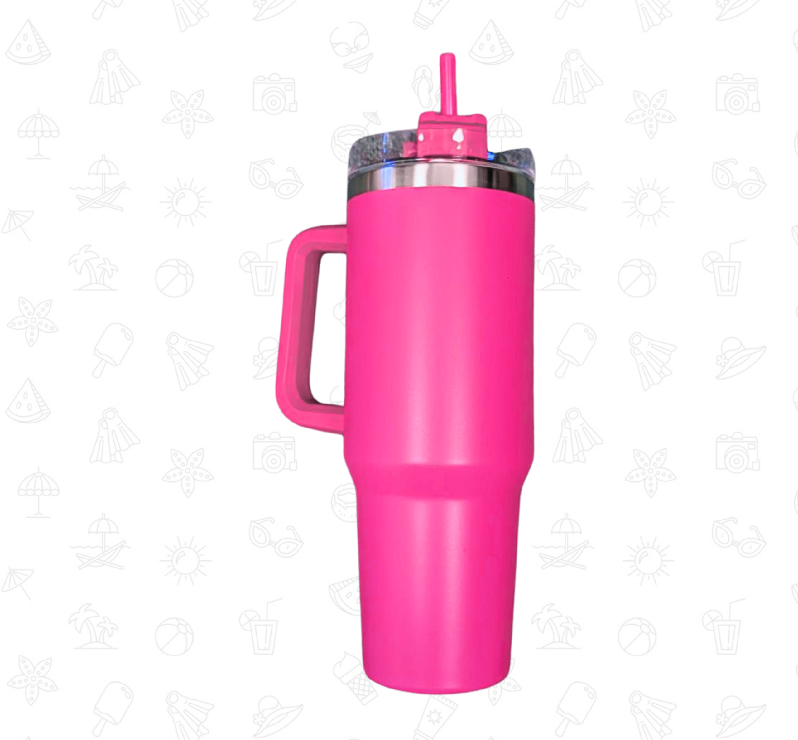 Bright 40oz Tumbler with Handle - Image 2