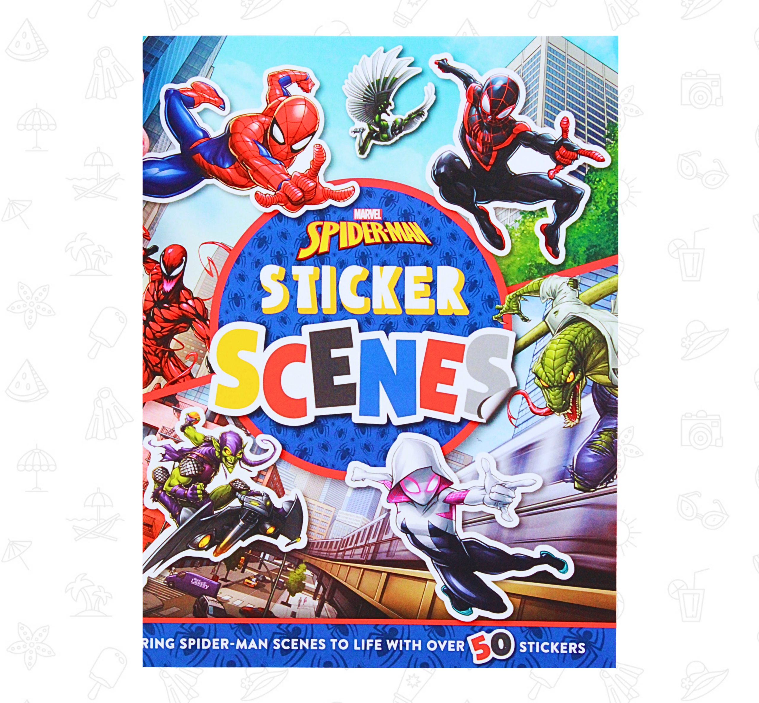 Marvel Spiderman Sticker Scenes book (50 Stickers)