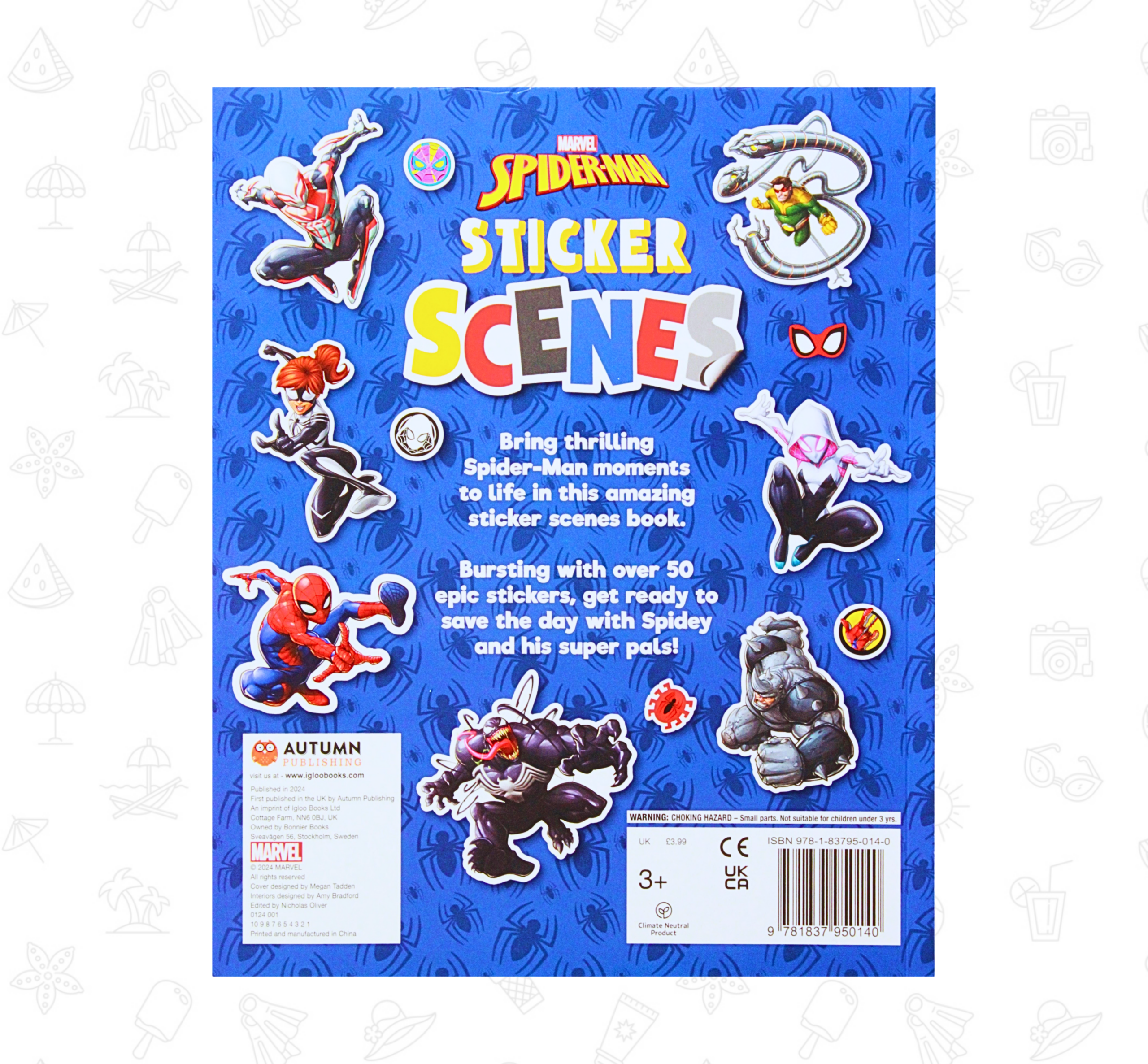 Marvel Spiderman Sticker Scenes book (50 Stickers) - Image 2