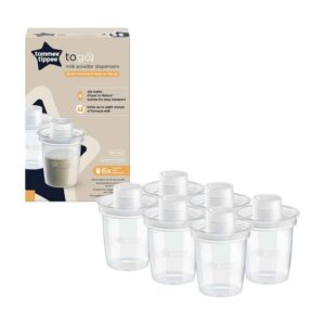Tommee Tippee To Go - Milk Powder Dispensers - 6 Per Pack