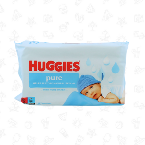 Huggies Pure Baby Wipes - Single Pack – 56 Wipes