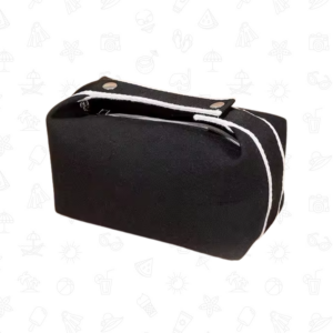 Black Canvas Toiletry Bag
