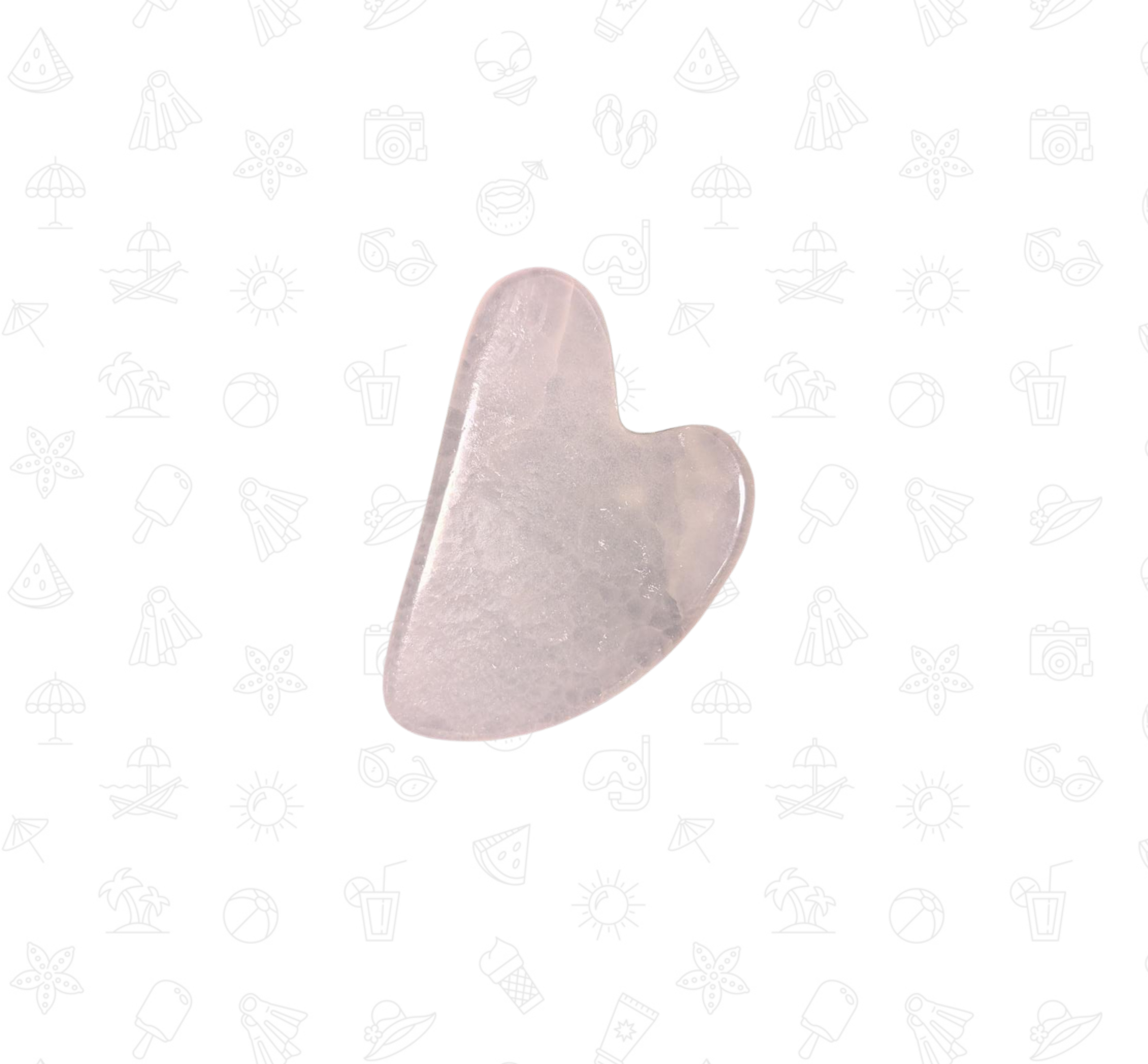 Pink Jade Gua Sha Facial Tool