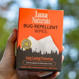 Luna Naturals - Bug Repellent Wipes - 15 Pack Deet Free