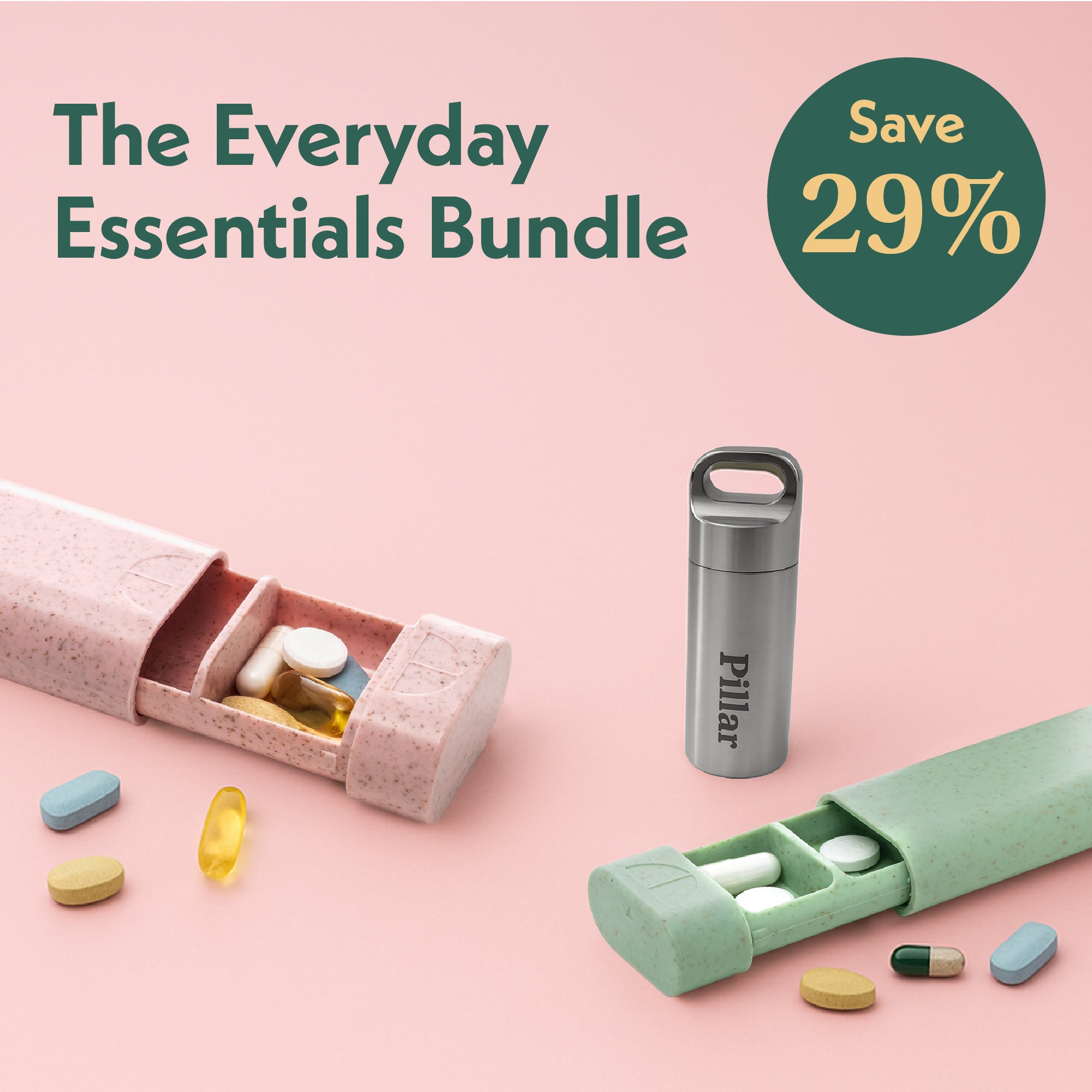 Pillar Go - Small Metal Pill Organiser - Image 3