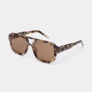 A.KJAERBEDE Kaya Sunglasses – Coquina Aviator