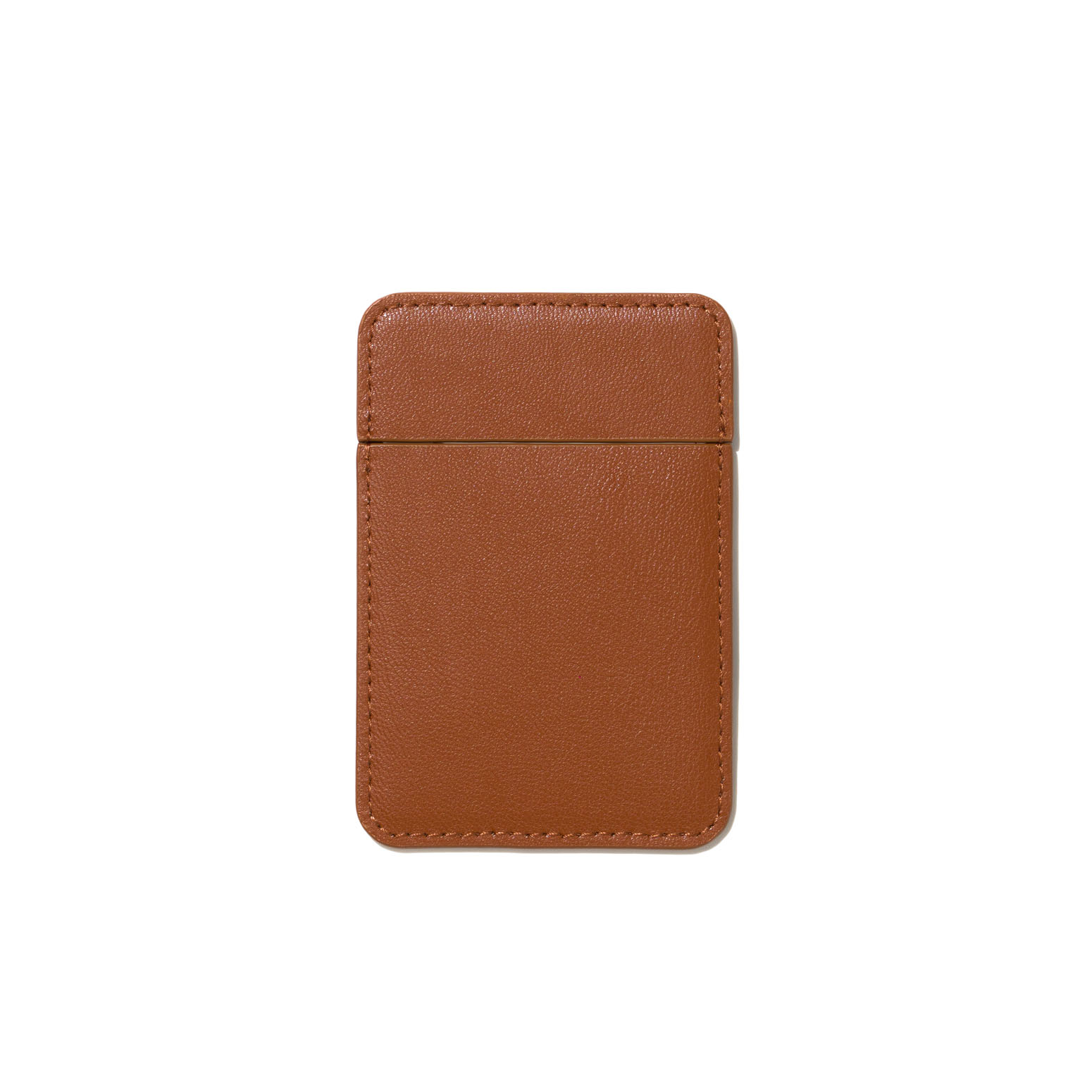 NAOA Apple Leather SlimFrame Mirror - Cognac - Image 3