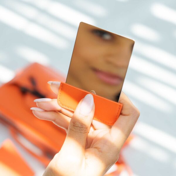 Slimframe mirror tangerine