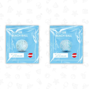 Inflatable Glitter Beach Ball 16"