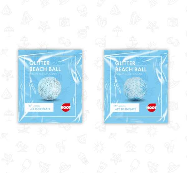 Inflatable Glitter Beach Ball