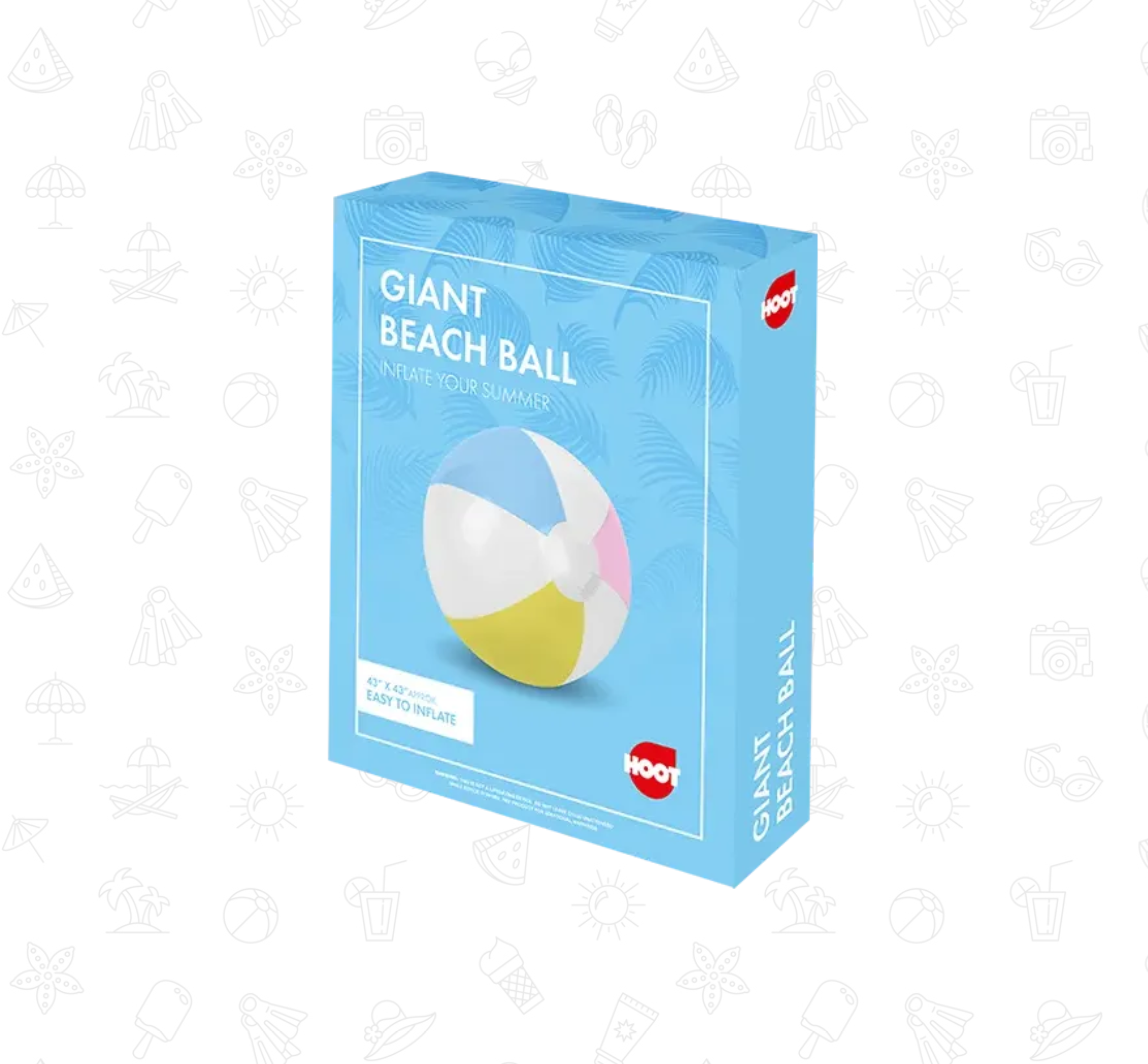 Giant Inflatable Beach Ball 43"