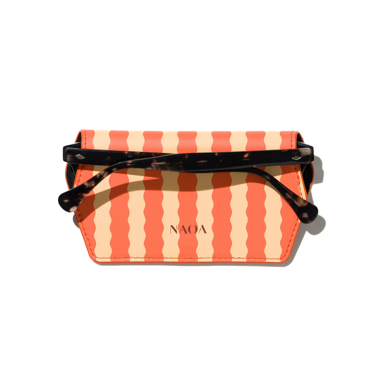 NAOA Apple-Leather Slim Glasses Case Sunglasses Case - Dunes