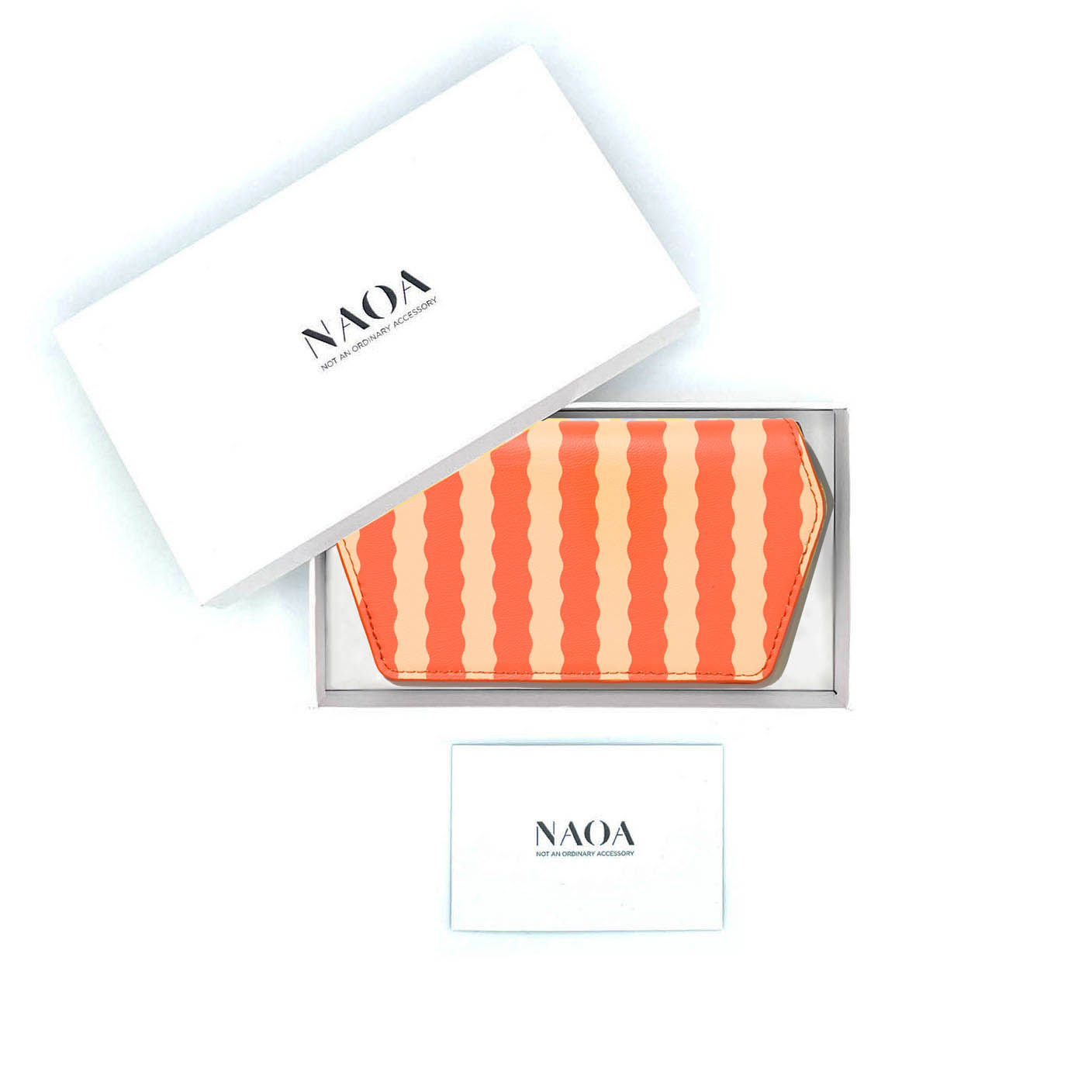 NAOA Apple-Leather Slim Glasses Case Sunglasses Case - Dunes - Image 5