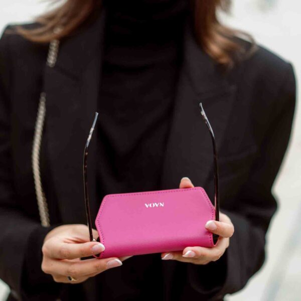 glasses case fuchsia