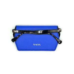 NAOA Apple-Leather Slim Glasses Case - Royal