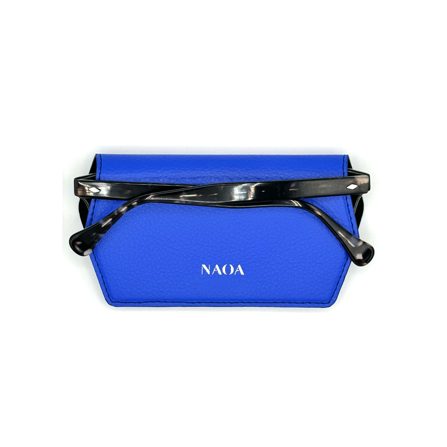 NAOA Apple-Leather Slim Glasses Case - Royal