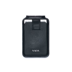 NAOA Wallet And Phone Stand - Black