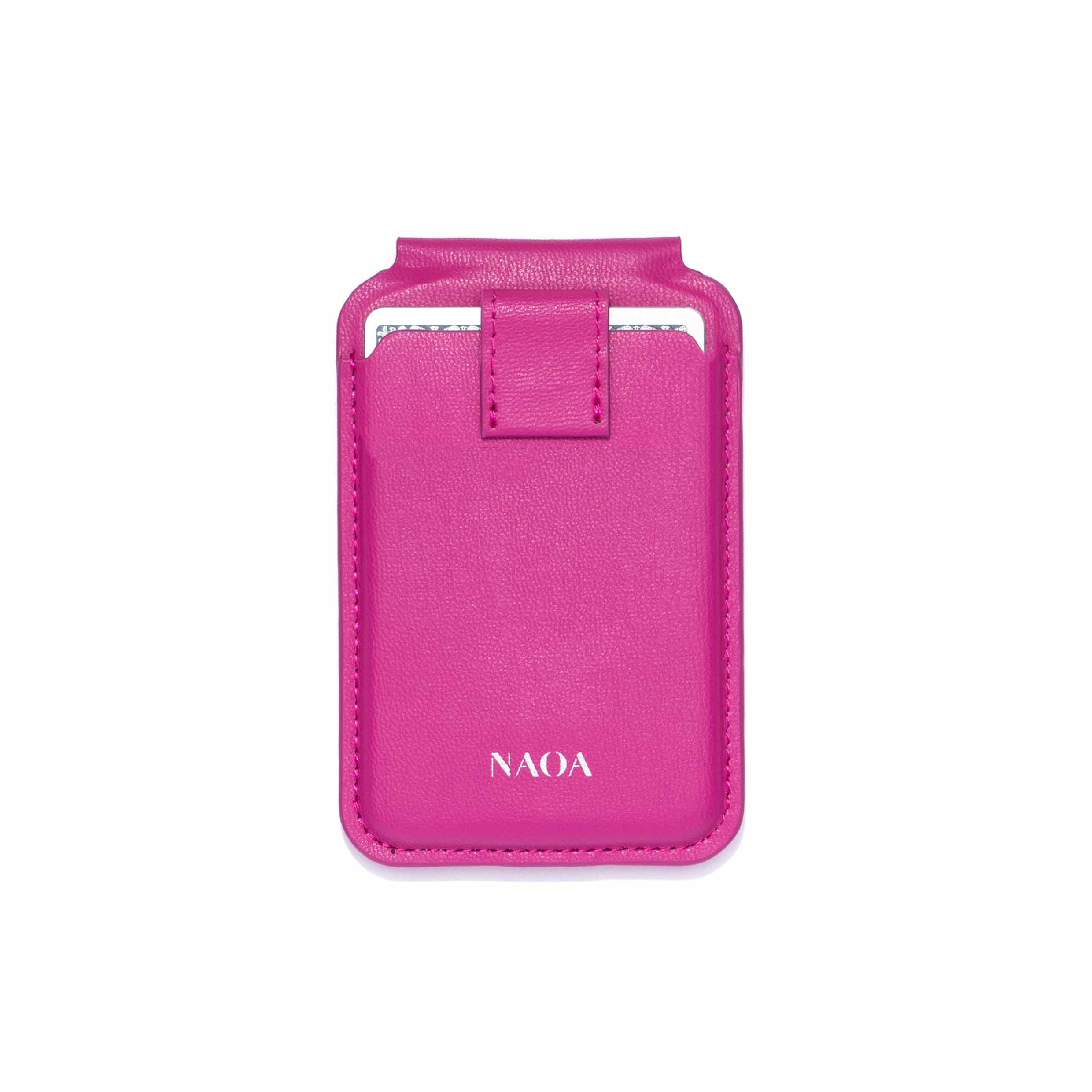 NAOA MagSafe Wallet & Phone Stand - Fuchsia - Image 2