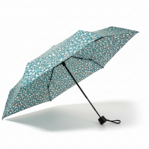 Super Mini Umbrella - Aqua Flower
