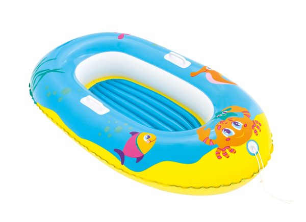 Bestway Happy Crustacean junior inflatable pool boat for children — BeachSupplies.co.uk