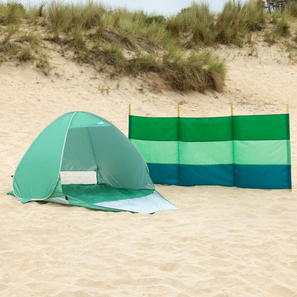 Yel Pop-Up UV Beach Shelter | Recycled Fabric Sun Shelter | BeachSupplies.co.uk