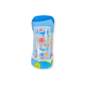 Kids microfibre beach towel in whale design — quick-drying children's towel from BeachSupplies.co.uk