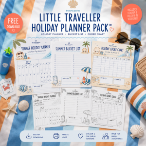 FREE Little Traveller Holiday Planner Pack